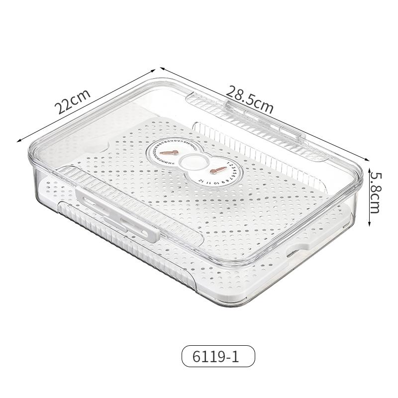 Trending Modern Stackable Multi Functional Storage Box Leakproof Transparent Home Kitchen Organize Food Tools Case