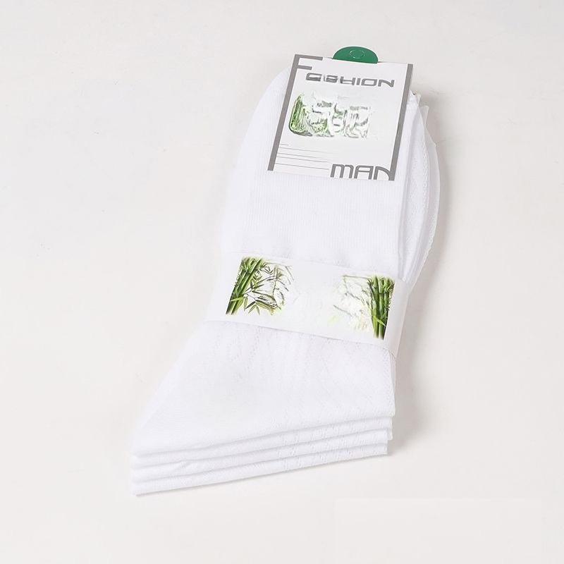 4 пары мужских летних тонких шелковых носков средней длины, неэластичных, нецепляющихся, для среднего возраста, свободные