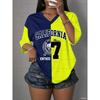 Women's Sports Jersey NO 98 Print Short Sleeve T-Shirt Summer Baseball Jerseys Sport Loose Comfortable T-Shirt