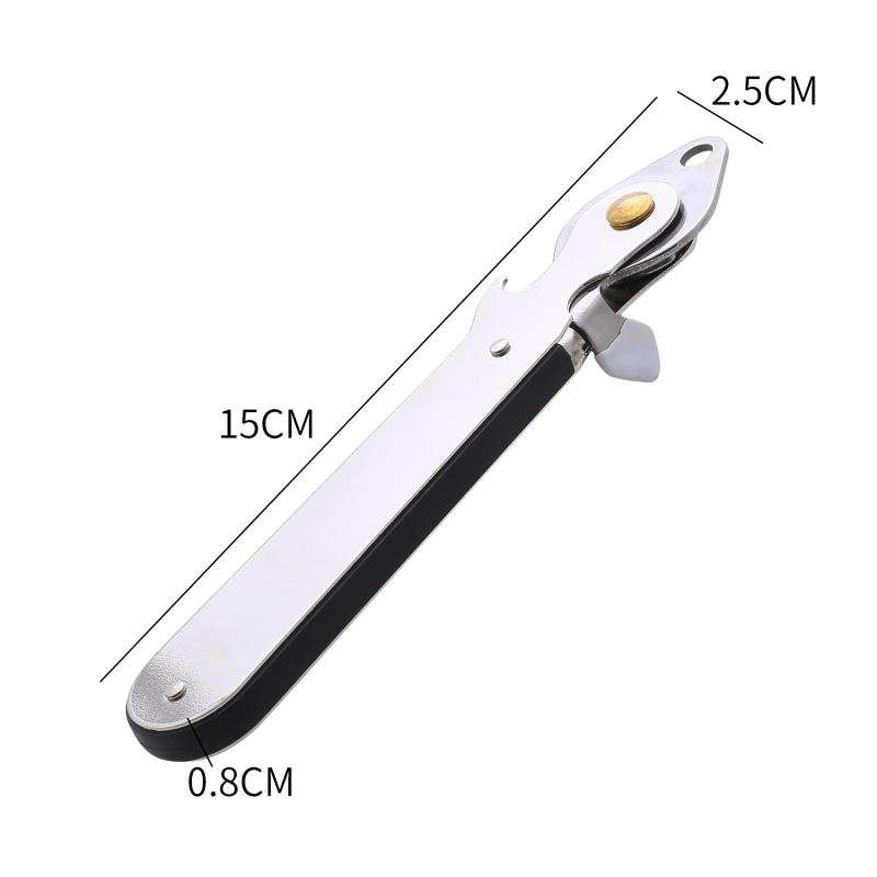 Manual Can Opener Stainless Steel Tin Opener Kitchen Can Piercer For Restaurant Home Camping Can Opener Bottle Opener
