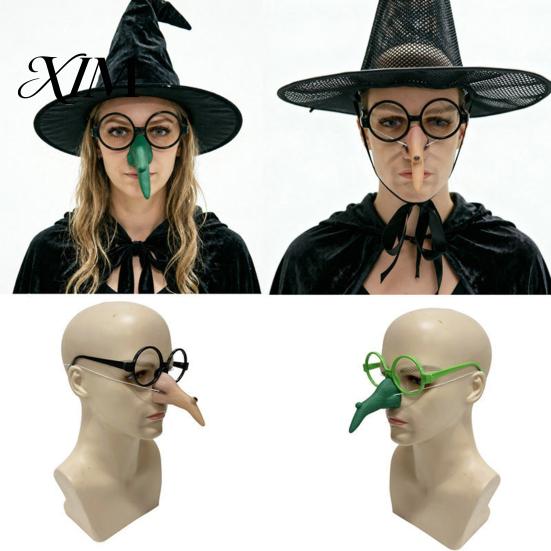 Cosplay Witch Nose Accessory Wicked for Adults, Realistic Fake Nose, Fairy Tale Halloween Props Costume with Fixed Rope