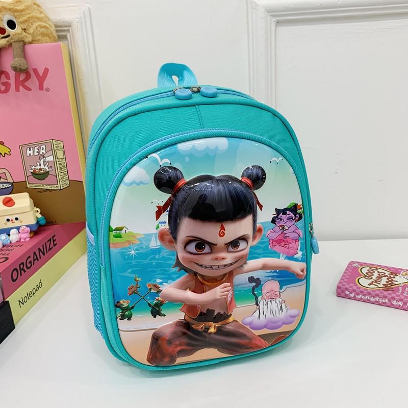 National Manga Cartoon Boys And Girls Backpack Kindergarten Primary School Students Schoolbag Foreign Style Printing Large Capacity Backpack