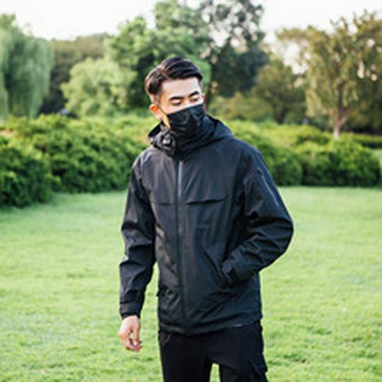 Мужской высококачественный зимний ветрозащитный пуховый горнолыжный костюм 3-в-1