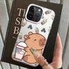 Чехол для iPhone 17 Pro Max 14 15 Plus XS 13 Pro 16 11 12 XR Air Задняя крышка телефона Мультяшная Милая Капибара