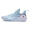 Li Ning Speed 9 Амортизирующие Нескользящие Износостойкие Низкие Баскетбольные Кроссовки Унисекс Сине-Розовые ABPT001-6(Команда1497-)