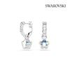 Swarovski Rhodium Drop Earrings 5754172