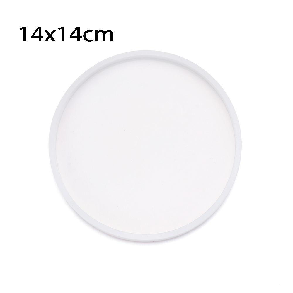 Силиконовая жидкая художественная чашка Mad Round Coaster Mold эпоксидная смола литейные формы ювелирные изделия формы