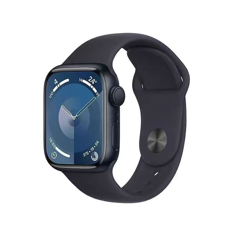 Умные часы Apple Watch Series 9 GPS 41/45 мм Алюминиевый корпус с силиконовым спортивным ремешком