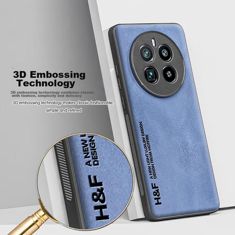HotFire Phone Case for Realme GT 5 Pro, Upgraded Skin-Like Matte Lens Full Protection Silicone Cover - Midnight Black