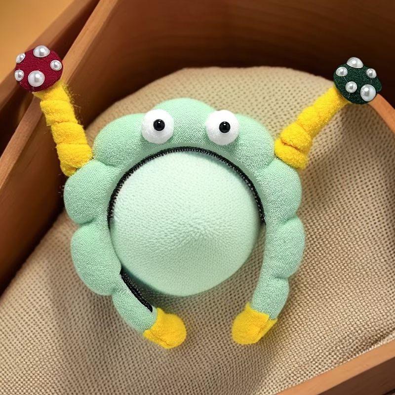 Причудливый грибной ободок на голову в стиле хай-скул - Стильный и креативный аксессуар для волос