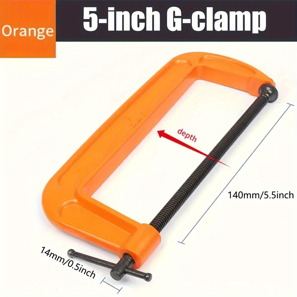 5in/3in/1in G-clamp Strong Woodworking Fixing Clamps For Furniture Wooden Strips DIY Hand Tools Fasteners