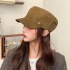 New Japanese Retro Simple Versatile Equestrian Hat Suede Flat Hat for Women Early Autumn Painter Hat Newsboy Hat for Women