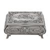 Vintage     Flower Carved Zinc Alloy Jewelry Box Case Jewelry Decorative Box for Women Jewelry Storage Home Decor