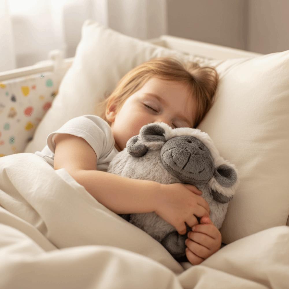 Cozy Stuffed Lamb Doll Huggable Plush Pillow Toy Gift Sheep Ball Doll  Kids