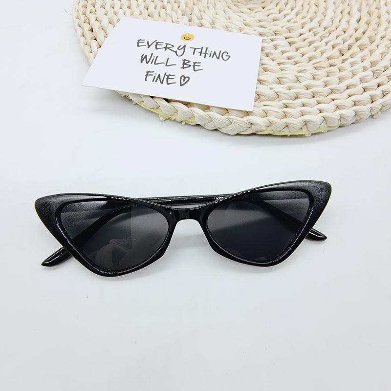 4pcs Retro Cat Eye Sunglasses UV400 Eyewear Sunglasses for Women Sun Glasses Small Frame Vintage Fashion Shades