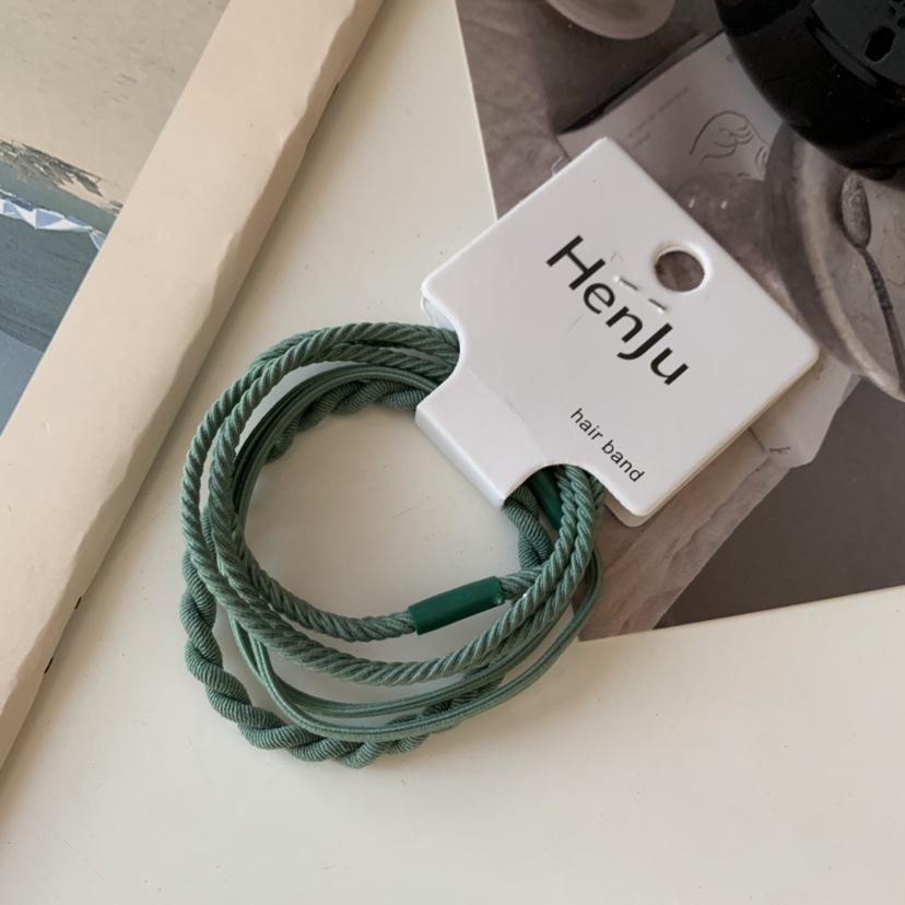 Высокоэластичная резинка цвета Morandi: Прочная, универсальная резинка для волос для высоких хвостов и тугих повязок