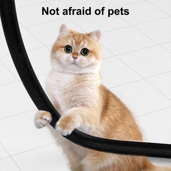 Yousheng 2M плетеный кабельный рукав расширяемый телевизионный компьютерный кабель питания управление самообматывающийся разделенный проводной жгут трубка защитная обертка шнура