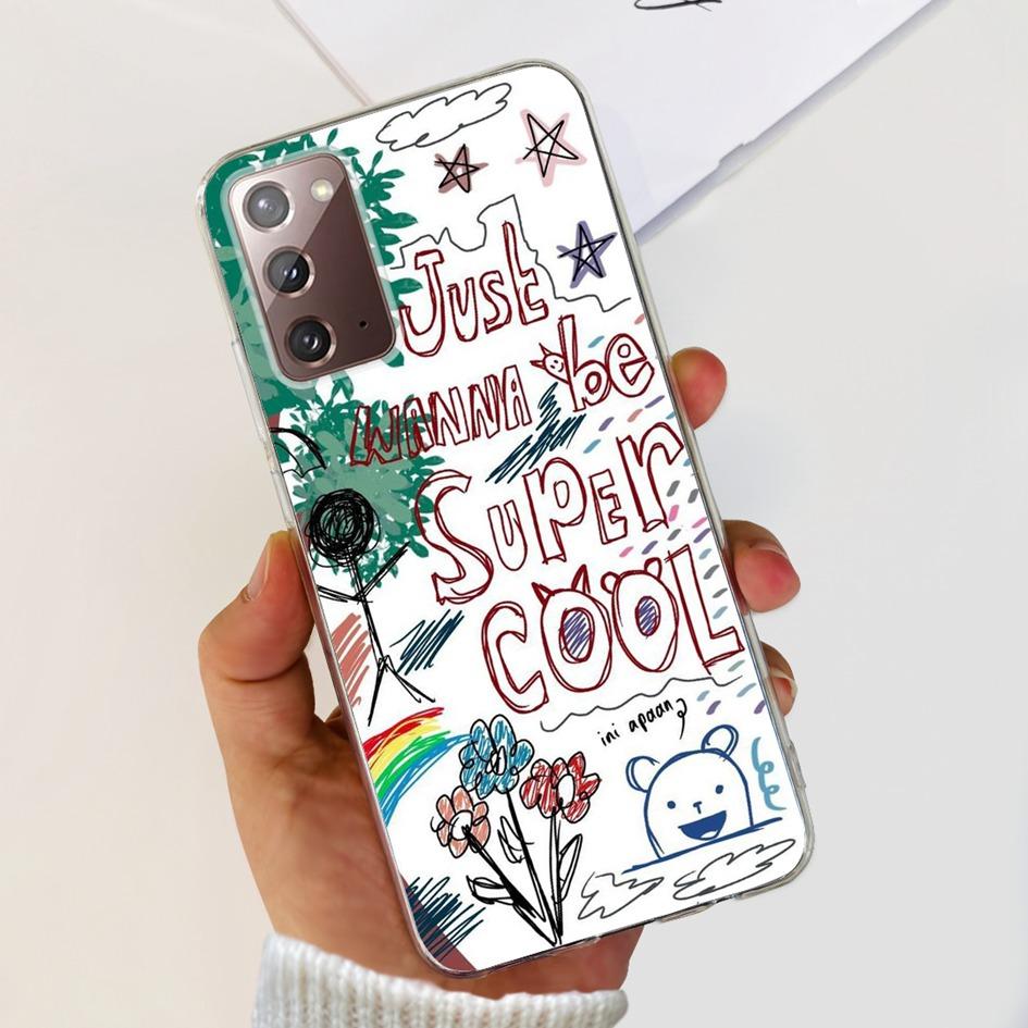 Чехол для Samsung Note 20 5G SM-N981B Популярный Цветок Тонкий Мягкий Силиконовый Чехол для Телефона для Samsung Galaxy Note20 Ultra 5G Funda Capa