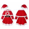 Kids Girls Christmas Santa Dresses Xmas Party Fancy Cosplay Costume Outfits
