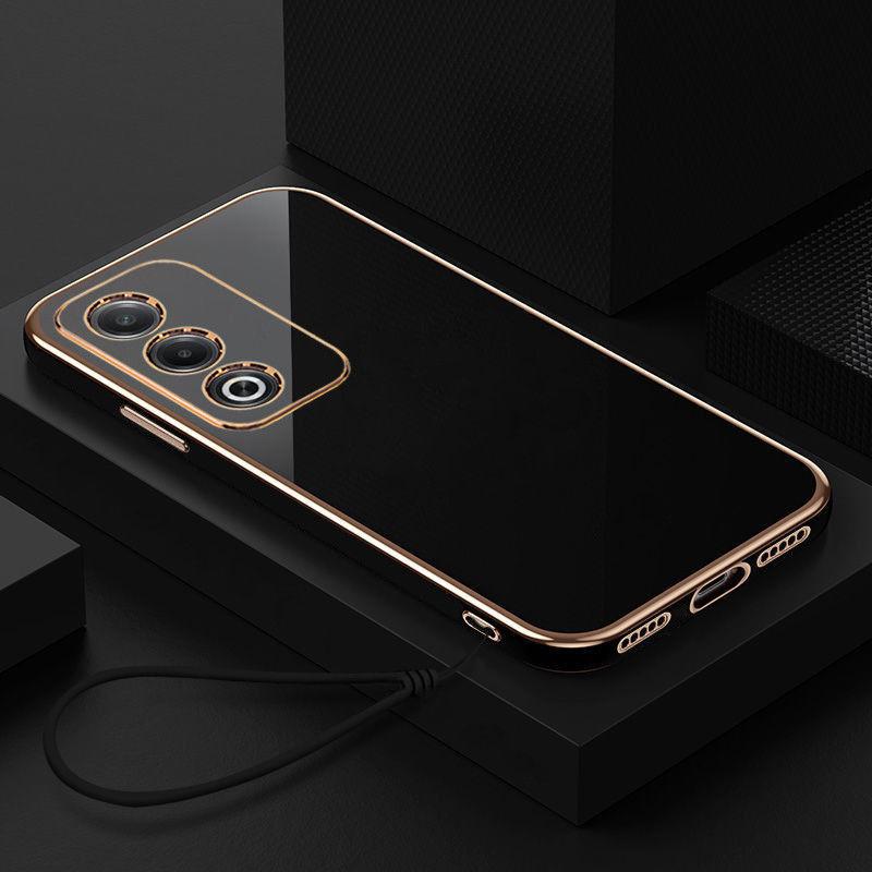For OPPO A80 Case OPPO A3 Pro Phone Case OPPO K12X K12 Plus Case OPPO A80 A3 Pro Luxury Square Plating Shockproof Back Cover