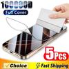 5 шт. Гидрогелевая пленка для iPhone 16 14 13 12 11 15 Pro Max Mini 7 8 14 15 16 Plus Защитная пленка для экрана iPhone X 17 XS MAX Не стекло