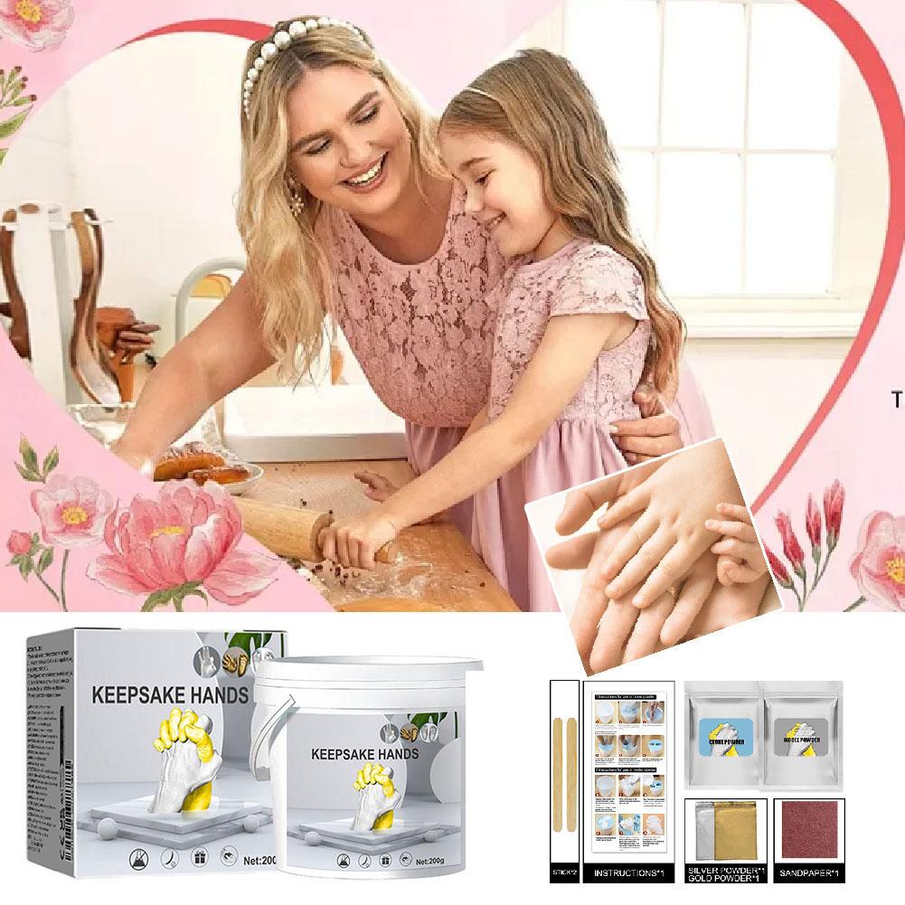 1Set 3D Hand Model Clone Powder DIY Children's Day Day Handmade Day Valentine's DIY Souvenir Mo E8Z5