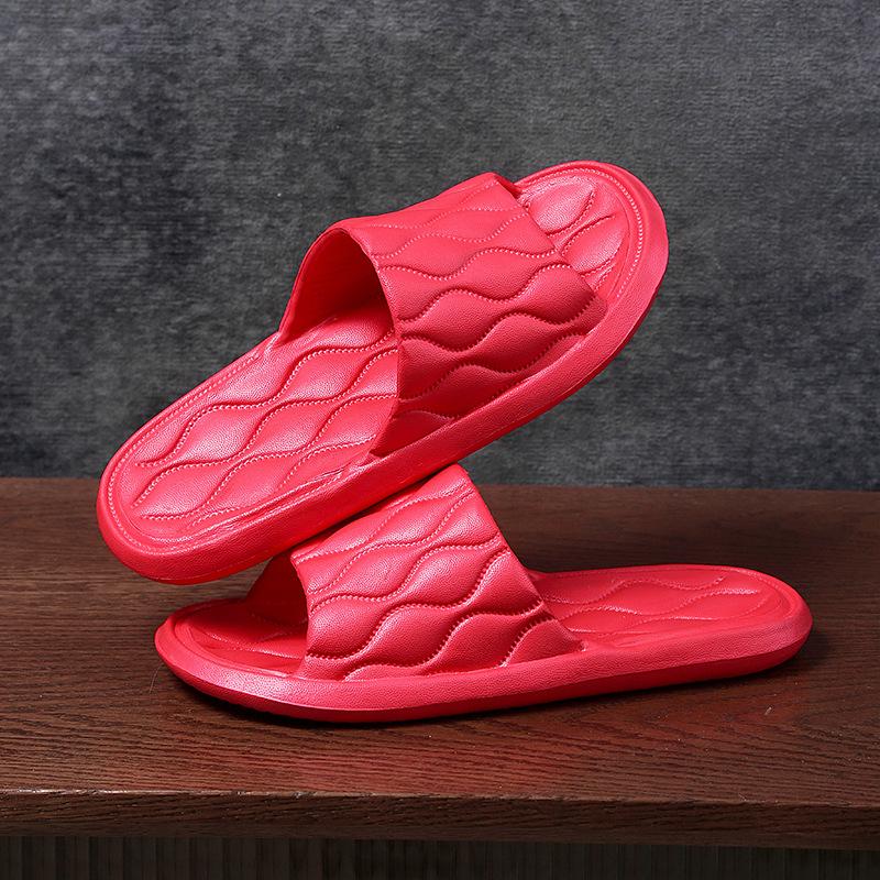 Тапочки женские для улицы летние домашние толстоподошвенные гостиничные комнатные для ванной противоскользящие сандалии для душа мужские