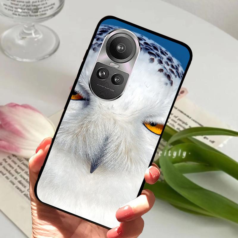Чехол для Oppo Reno 10 5G CPH2531 Reno10 Ударопрочный Мягкий ТПУ Силиконовый Чехол для Телефона Для Oppo Reno 10 Pro 5G CPH2525 Funda Мультяшный