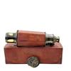 Style  Leather Telescope by Dollond London Nautical Spyglass with Case