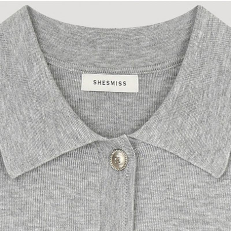 [Она S miSS] Кардиган с базовым воротником SSkcdo11030 Lg