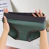 Breathable Women's Underwear Breathable Comfortable Trendy Striped Style Women's Large Medium Waist Triangle Shorts Head