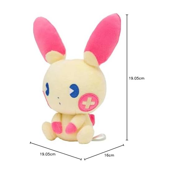 Оригинальная плюшевая игрушка из Pokemon Center Psyco Soda Refresh Plusle 19x16x10.5 (ВхШхГ: см)