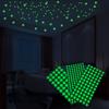 Glow-in-the-dark Stars Glow Wall Stickers Living Room Bedroom Switch Decoration Children's Room Dorm DIY Creative Glow-in-the Dark Stickers