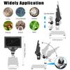 7 Inch LCD Digital USB Microscope, 1200X Magnification 12MP 1080P Handheld Camera Video Recorder,PC View