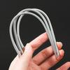 Spring Drawstring Threader Bendable DIY Rope Threader Clip Flexible Drawstring Threading Tool for Hoodies Shorts Pants Drawstring Replacement