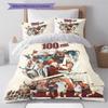  Pattern Bedding Quilt Set Quilt Cover Pillowcase Home Decoration Birthday Gift (1 * duvet cover + 2 * pillowcase, without core)