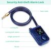Велосипедный замок 110 дБ водонепроницаемый защитный велосипедный тросовый замок с дистанционным управлением 4-значный пароль мотоциклетная охранная сигнализация для улицы