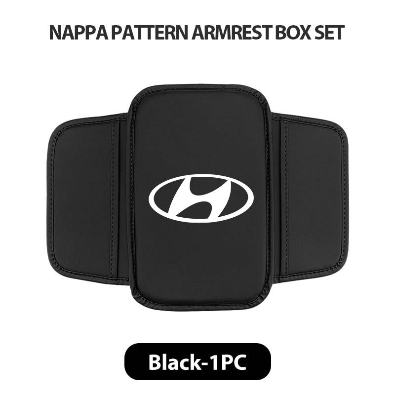 Leather Car Armrest Mat Center Console Armrests Storage Box Pad Protection Cushion For Hyundai i10 i20 i30 i40 ix20 ix35 ix55 R7