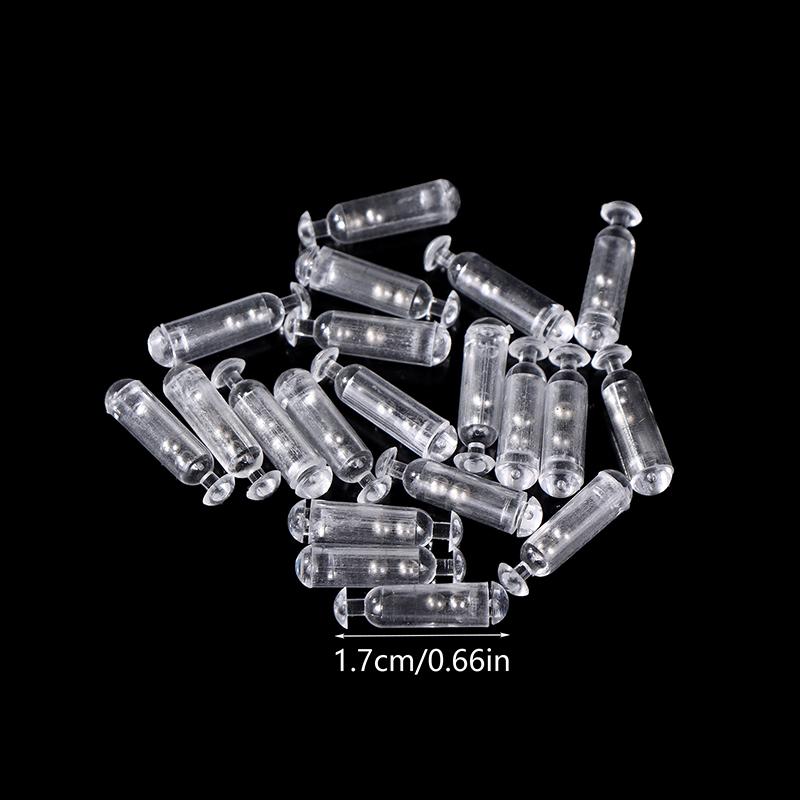 20 шт. Стеклянные погремушки для рыбалки, вставки-погремушки для трубок, аксессуары для приманок, погремушки из нержавеющей стали, рыболовные аксессуары