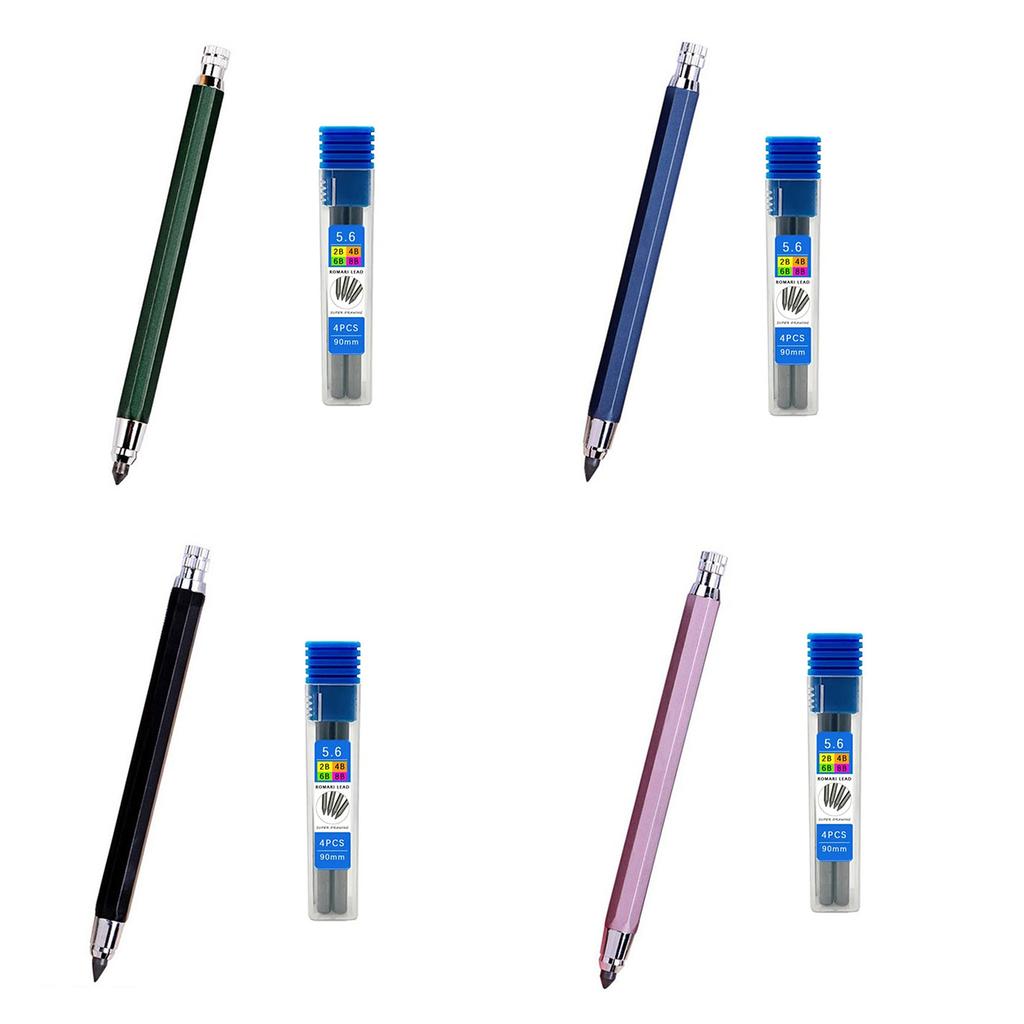 5.6mm Mechanical Pencils Drawing Pencils Sketching Pencils Artist Pencils School Supplies for Artist Adults Student