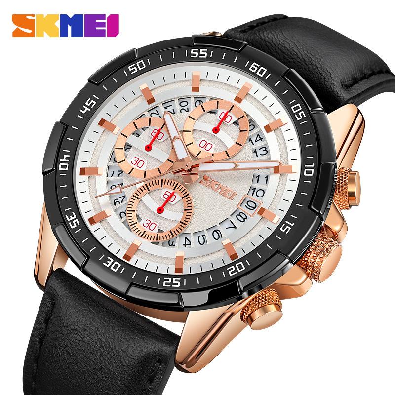 Moment Beauty Мужские кварцевые часы с круглым большим циферблатом Водонепроницаемые деловые мужские часы