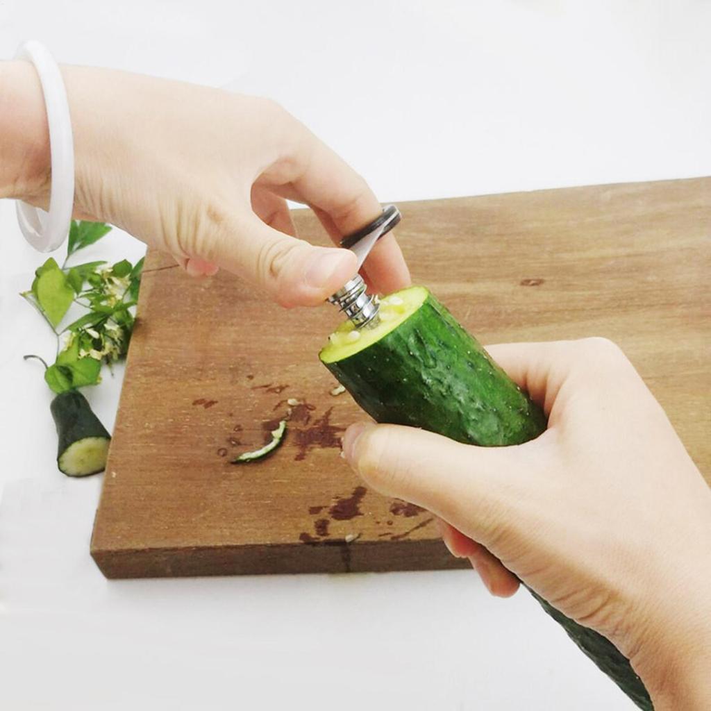 Слайсер для овощей из нержавеющей стали Спиралайзер для овощной лапши для цуккини Можно мыть в посудомоечной машине Нескользящие кухонные аксессуары