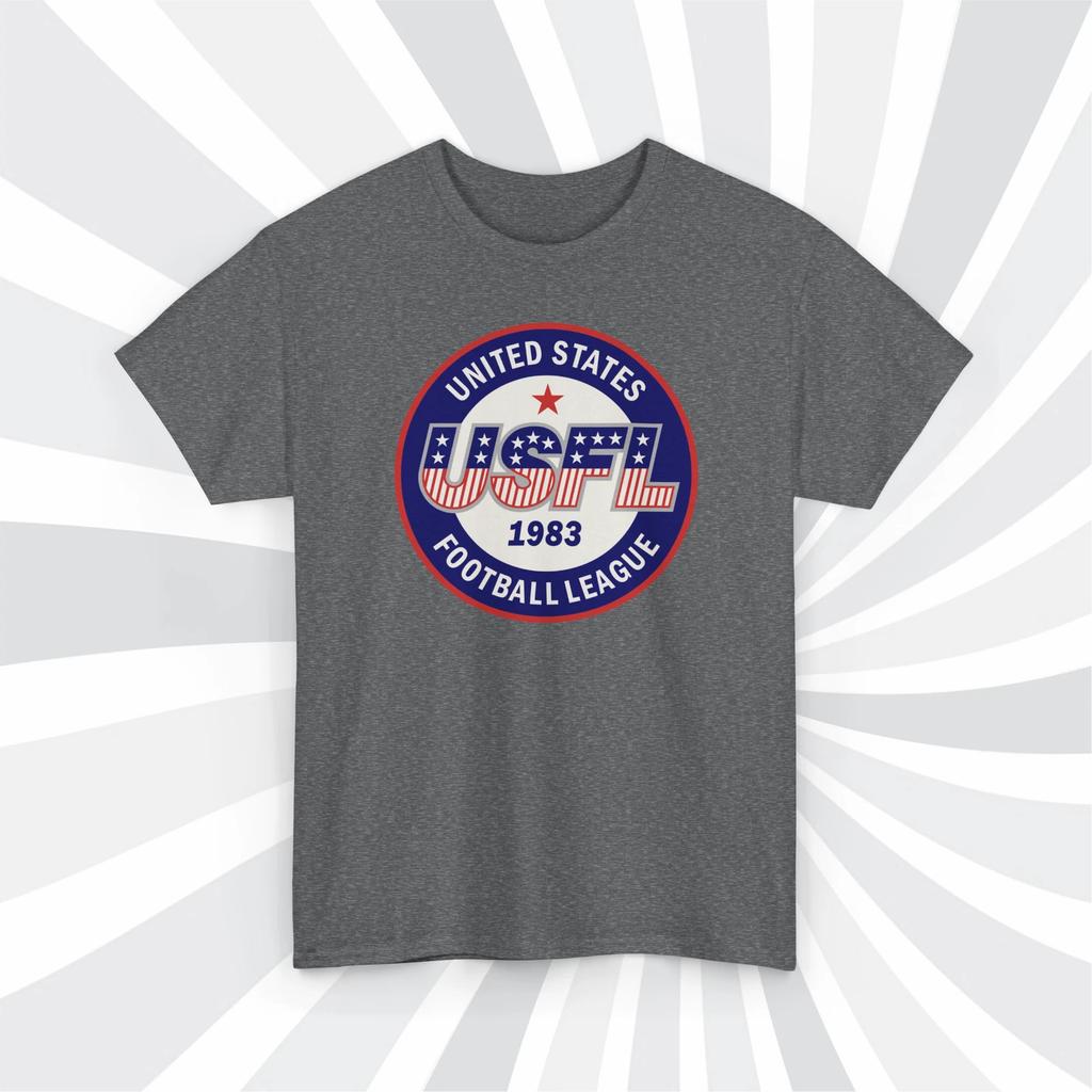 1983 USFL Vintage Football Logo T shirt