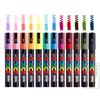 Mitsubishi Pencil Marker Posca Medium Round Tip Pastel Dark Colors Set Loconoeco Trial Card Water-Based PC-5M & 12-Color +