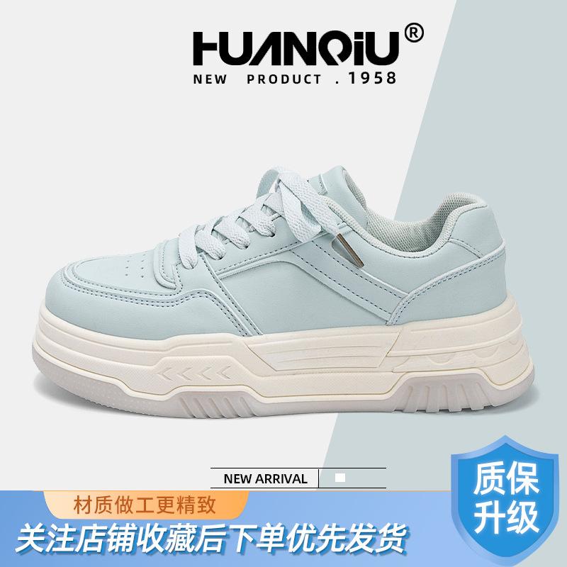 Глобальная женская обувь на платформе, увеличивающая высоту, женская обувь ZHQ5361-1, весенняя новая тенденция, универсальная ретро-спортивная обувь для женщин