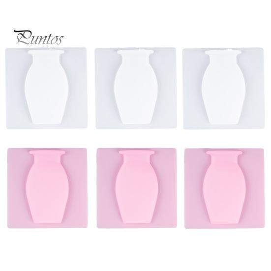 3/6 шт. настенное крепление силиконовая ваза многоразовая самоклеящаяся для домашнего офиса внутреннего холодильника окна настенные подвесные растения ваза для цветов наклейка украшение