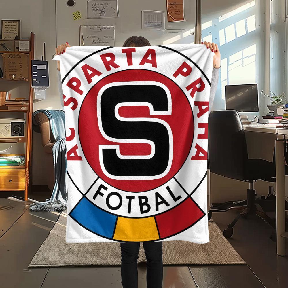 AC Sparta Praha FlAannel Blanket, High quality Comfortable for All Seasons, Home Decor, Warmth and Comfort