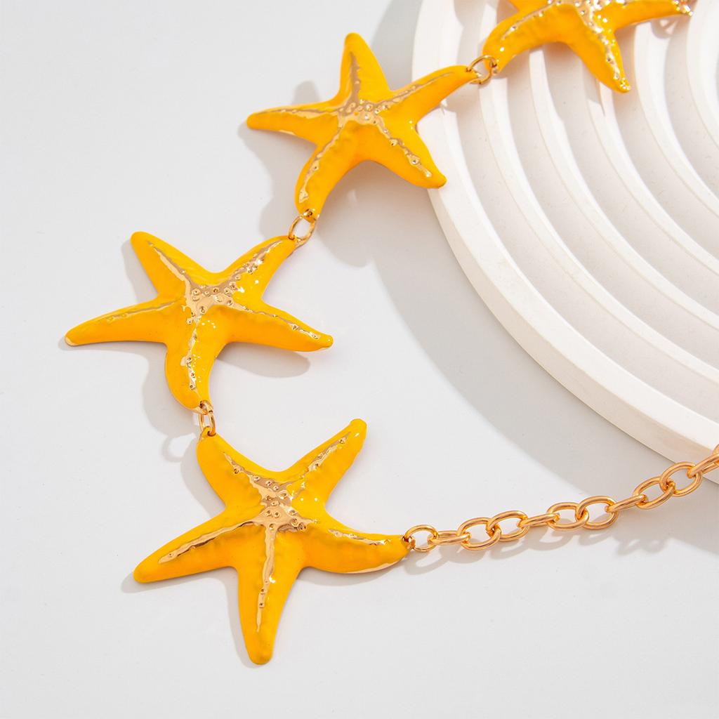 Starfish Pattern Waist Chain Beach Vacation Styles Body Chain Fashion Beachwear for Women and Beach Lover