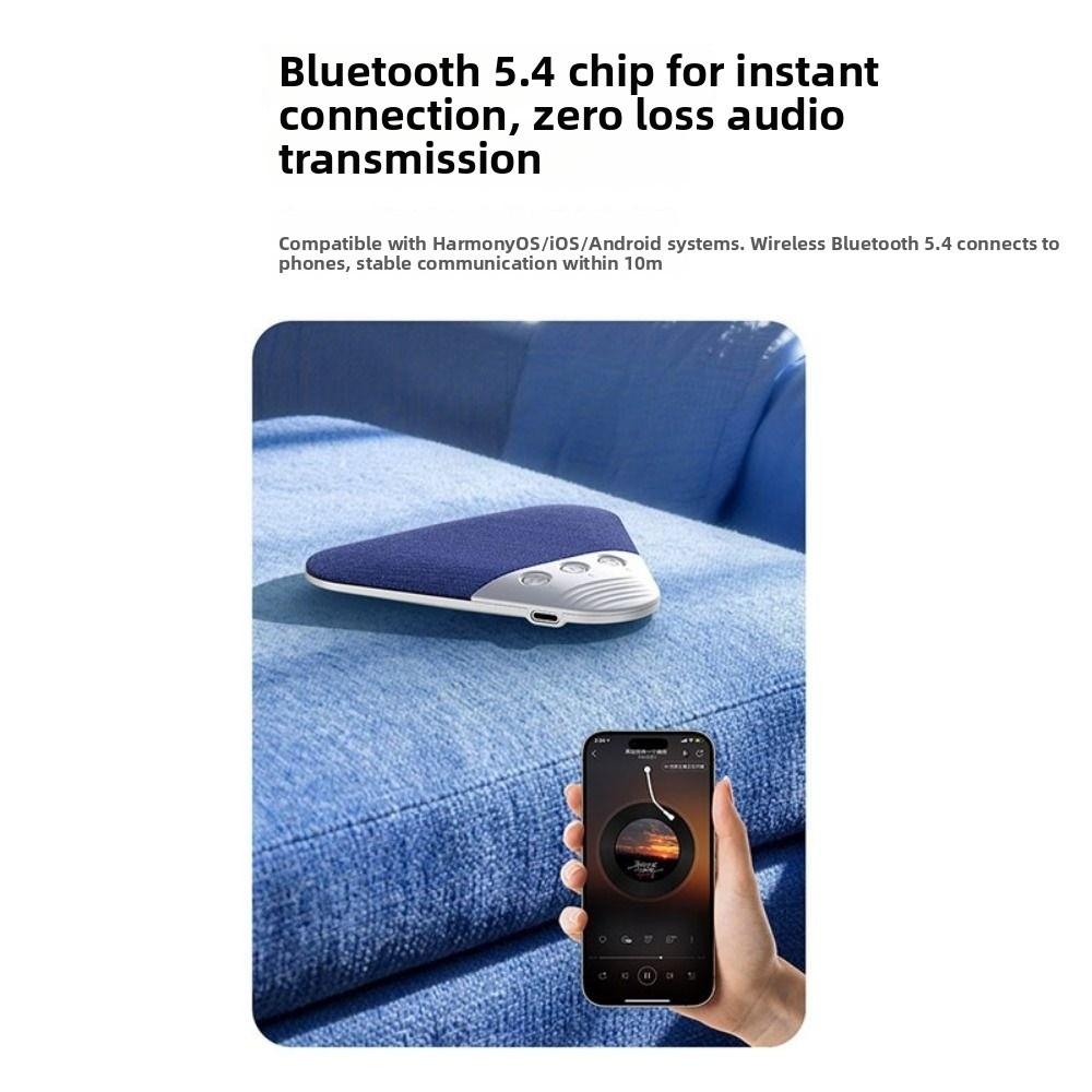 Bluetooth 5.4 Сонный динамик под подушку Встроенный белый шум Таймер на 3 уровня Беспроводной Bluetooth-динамик Ультратонкий дизайн