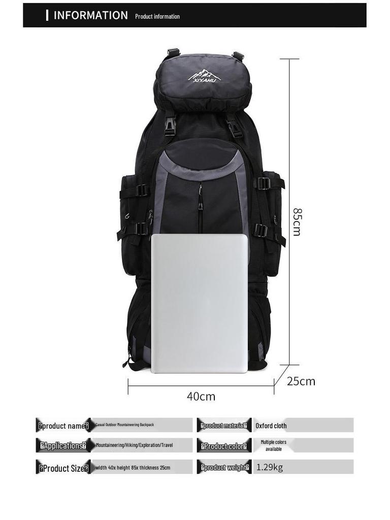 90L Waterproof Outdoor Hiking and Camping Backpack for Men
